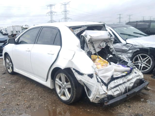 1NXBE40E99Z036462 - 2009 TOYOTA COROLLA XR 白色 照片 3