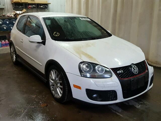 WVWFV71K76W147264 - 2006 VOLKSWAGEN NEW GTI WHITE photo 1