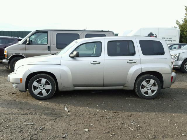 3GNDA13D48S561400 - 2008 CHEVROLET HHR LS SILVER photo 9