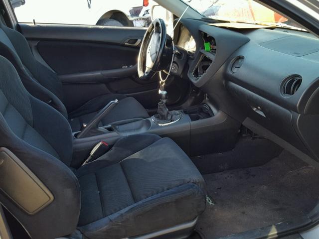 JH4DC53896S011663 - 2006 ACURA RSX SILVER photo 5