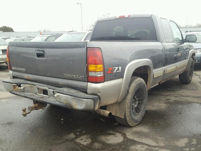 1GCEK19T91Z235450 - 2001 CHEVROLET SILVERADO GRAY photo 4