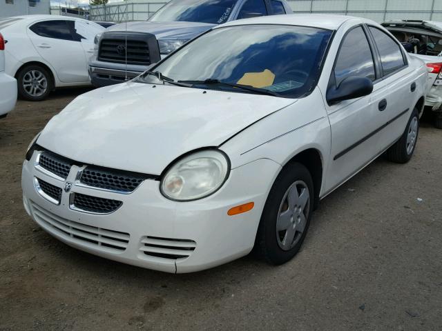 1B3ES26C95D150865 - 2005 DODGE NEON BASE WHITE photo 2