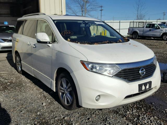 JN8AE2KPXC9040246 - 2012 NISSAN QUEST S WHITE photo 1