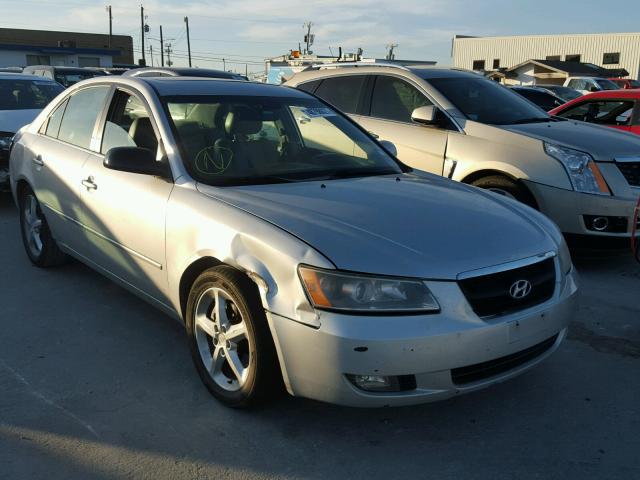 5NPEU46F76H023400 - 2006 HYUNDAI SONATA GLS SILVER photo 1