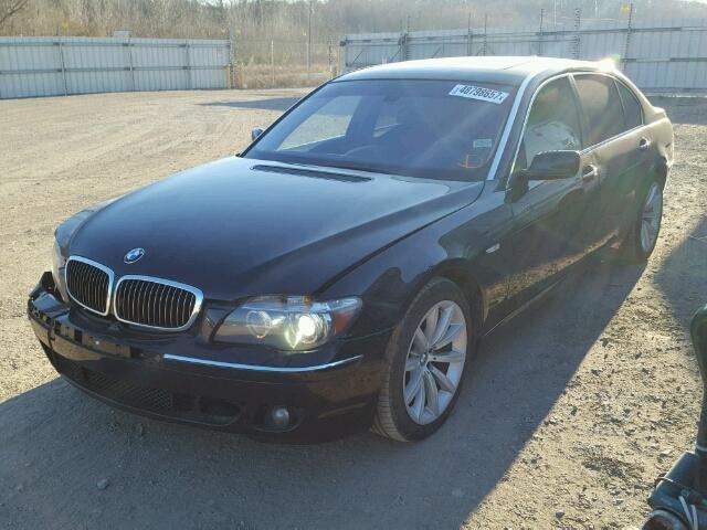 WBAHN835X7DT65585 - 2007 BMW 750 BLACK photo 2