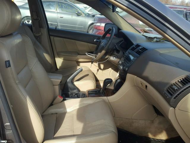 1HGCM56867A168078 - 2007 HONDA ACCORD EX GRAY photo 5