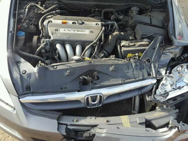 1HGCM56867A168078 - 2007 HONDA ACCORD EX GRAY photo 7