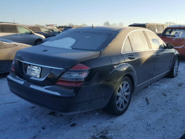 WDDNG71X17A079923 - 2007 MERCEDES-BENZ S 550 BLACK photo 4