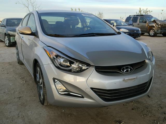 KMHDH4AE5FU284248 - 2015 HYUNDAI ELANTRA SE GRAY photo 1