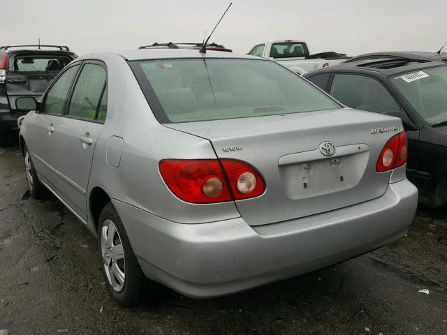 JTDBR32E760070001 - 2006 TOYOTA COROLLA CE GRAY photo 3