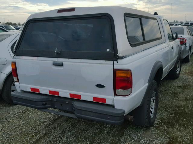 1FTZR11X4WPB27784 - 1998 FORD RANGER WHITE photo 4