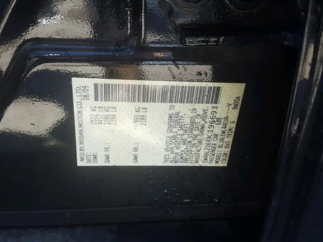 1N4BL21E49C196693 - 2009 NISSAN ALTIMA 3.5 BLACK photo 10