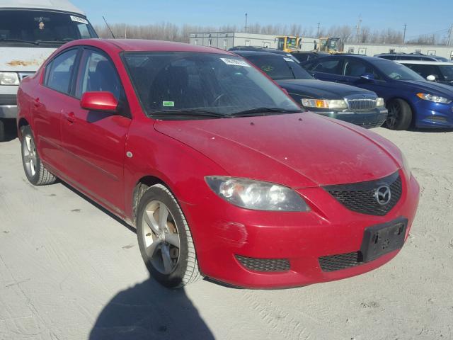 JM1BK12F751316135 - 2005 MAZDA 3 I RED photo 1