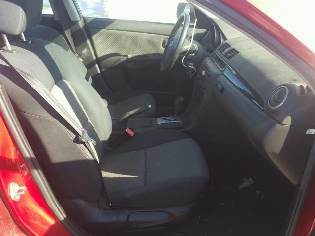 JM1BK12F751316135 - 2005 MAZDA 3 I RED photo 5