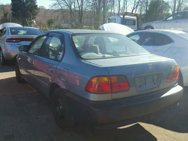 2HGEJ6617YH534238 - 2000 HONDA CIVIC BASE 蓝色 照片 3