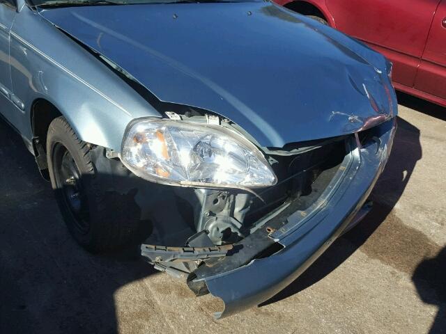 2HGEJ6617YH534238 - 2000 HONDA CIVIC BASE 蓝色 照片 9