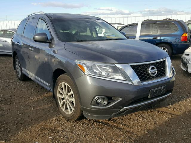 5N1AR2MMXEC617667 - 2014 NISSAN PATHFINDER CHARCOAL photo 1