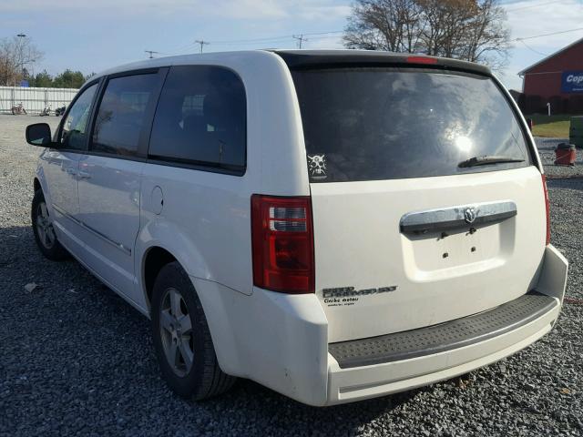 1D8HN54P88B121630 - 2008 DODGE GRAND CARA WHITE photo 3