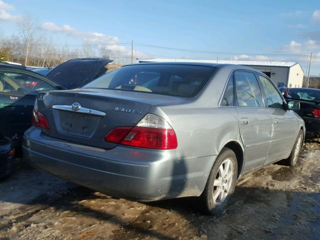 4T1BF28B33U327221 - 2003 TOYOTA AVALON XL GREEN photo 4