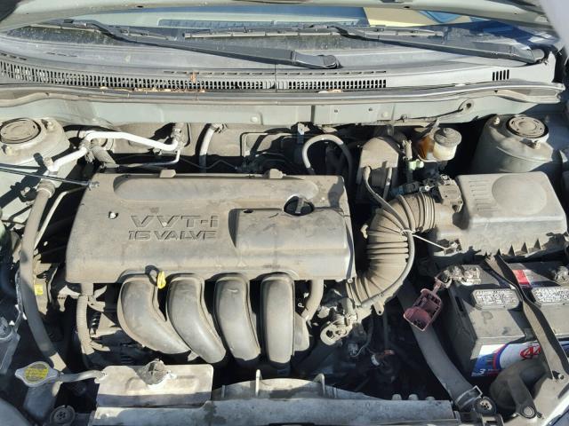 JTDBR32E030049812 - 2003 TOYOTA COROLLA CE GREEN photo 7