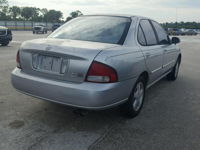 3N1AB51A23L735589 - 2003 NISSAN SENTRA SE- SILVER photo 4