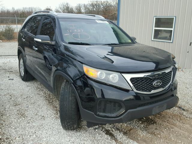 5XYKT4A28BG158686 - 2011 KIA SORENTO BA BLACK photo 1