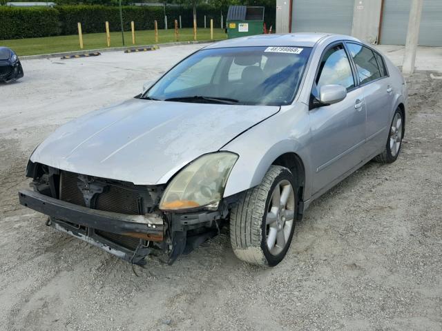 1N4BA41E14C841827 - 2004 NISSAN MAXIMA SE SILVER photo 2