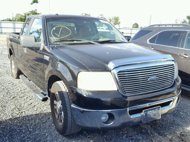 1FTPX12V86NB41788 - 2006 FORD F150 BLACK photo 1