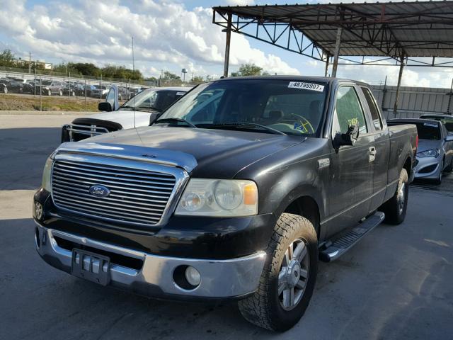 1FTPX12V86NB41788 - 2006 FORD F150 BLACK photo 2