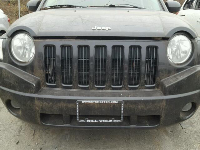1J4FF47B69D138102 - 2009 JEEP COMPASS SP BLACK photo 7