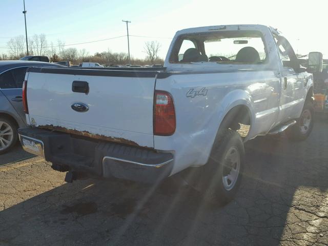 1FTWF31559EA09250 - 2009 FORD F350 SUPER WHITE photo 4