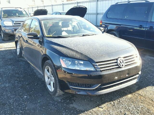 1VWBT7A38EC100660 - 2014 VOLKSWAGEN PASSAT SE BLACK photo 1