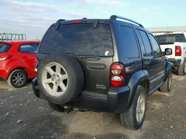 1J4GK58KX5W538246 - 2005 JEEP LIBERTY LI GRAY photo 4