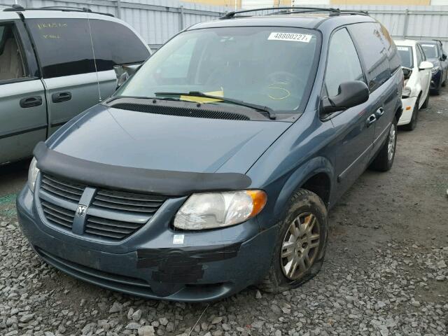 1D4GP25R37B122222 - 2007 DODGE CARAVAN SE GREEN photo 2