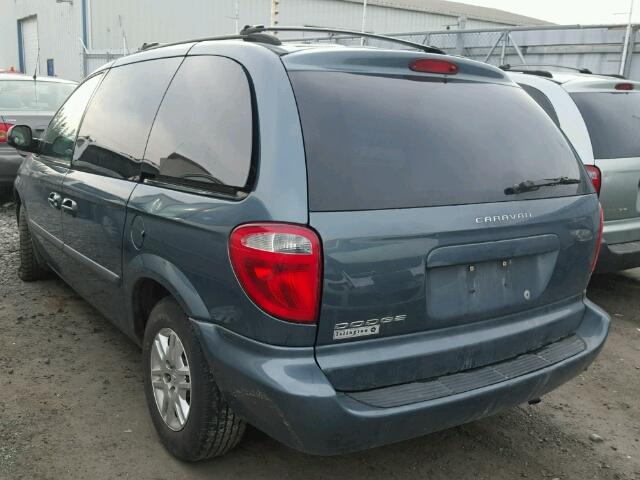 1D4GP25R37B122222 - 2007 DODGE CARAVAN SE GREEN photo 3