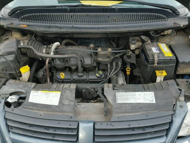 1D4GP25R37B122222 - 2007 DODGE CARAVAN SE GREEN photo 7