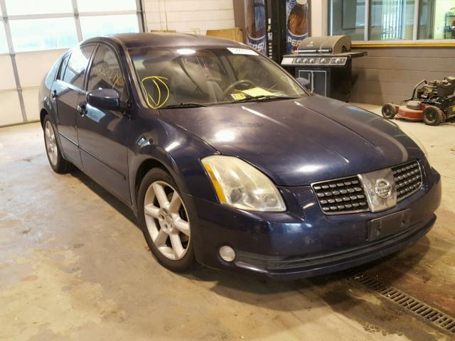 1N4BA41E04C859025 - 2004 NISSAN MAXIMA SE BLUE photo 1