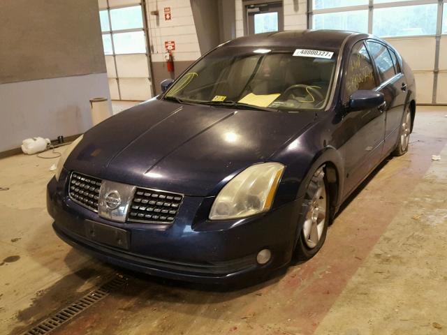 1N4BA41E04C859025 - 2004 NISSAN MAXIMA SE BLUE photo 2