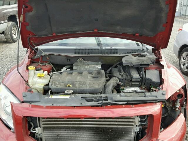 1B3HB48B07D106804 - 2007 DODGE CALIBER SX RED photo 7