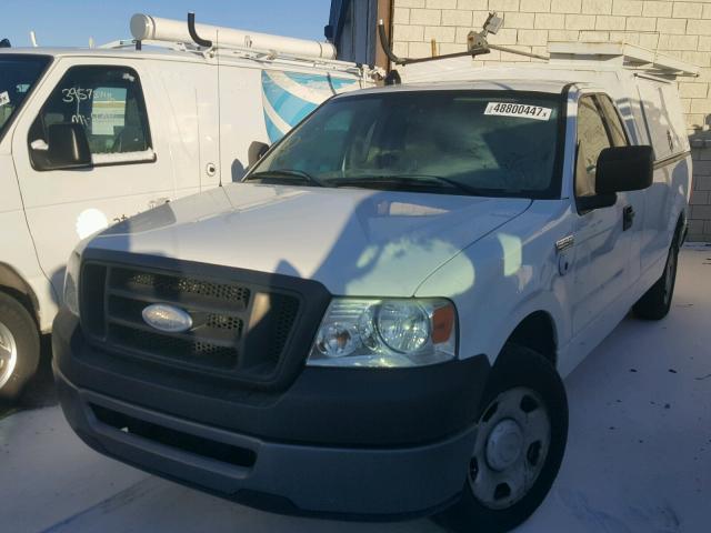 1FTRF12207KD42315 - 2007 FORD F150 WHITE photo 2