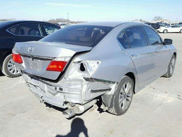 1HGCR2F3XFA071243 - 2015 HONDA ACCORD LX SILVER photo 4