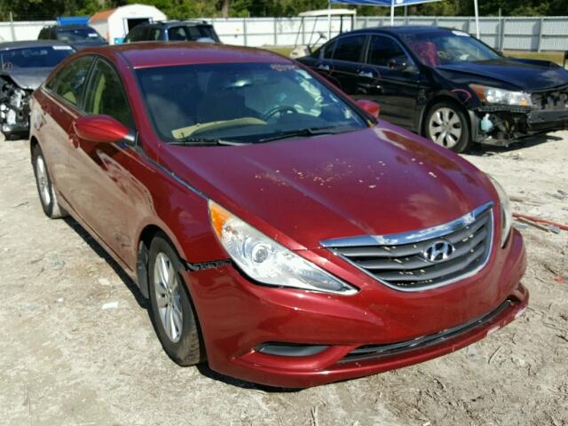 5NPEB4AC9CH463097 - 2012 HYUNDAI SONATA GLS RED photo 1