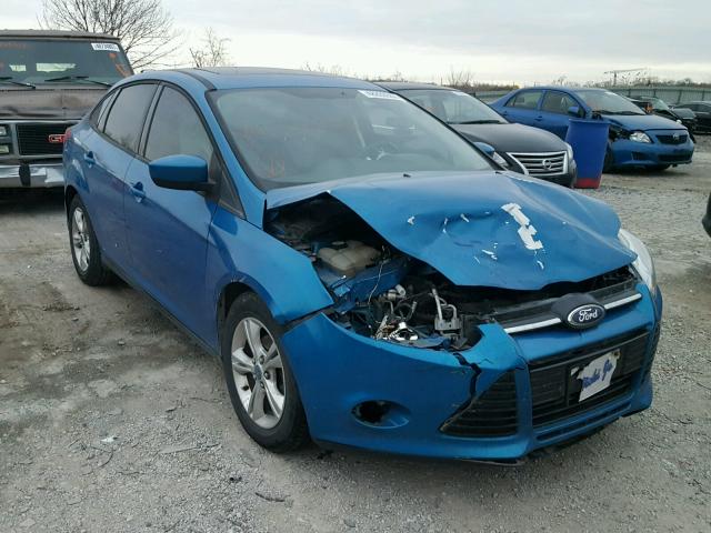 1FAHP3F28CL236008 - 2012 FORD FOCUS SE BLUE photo 1