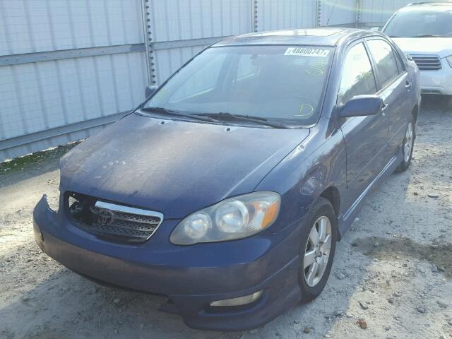 2T1BR32E27C752775 - 2007 TOYOTA COROLLA CE BLUE photo 2