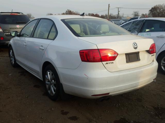 3VWDP7AJ1CM451126 - 2012 VOLKSWAGEN JETTA SE Ağ foto 3