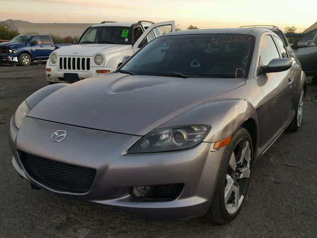 JM1FE173050148416 - 2005 MAZDA RX8 GRAY photo 2