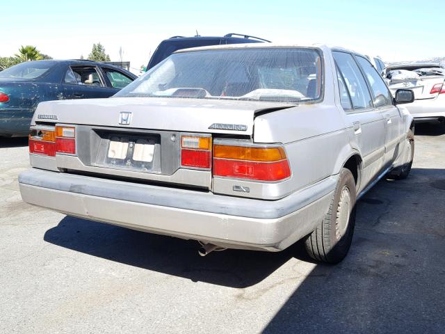 JHMCA5640HC050908 - 1987 HONDA ACCORD LXI SILVER photo 4