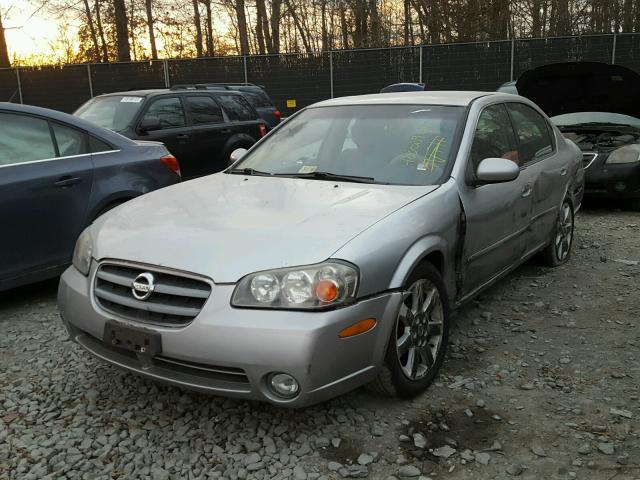 JN1DA31A13T400288 - 2003 NISSAN MAXIMA GLE SILVER photo 2