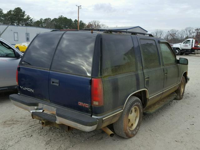 1GKEC13R8XJ768847 - 1999 GMC YUKON BLUE photo 4