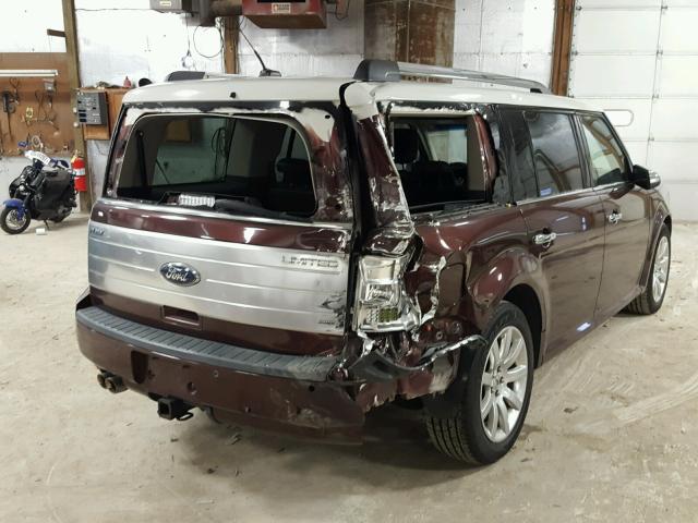 2FMEK63C39BA79731 - 2009 FORD FLEX LIMIT PURPLE photo 4